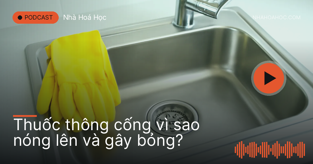 Bồn rửa inox với nắp cống và đôi găng cao su vàng vắt bên cạnh